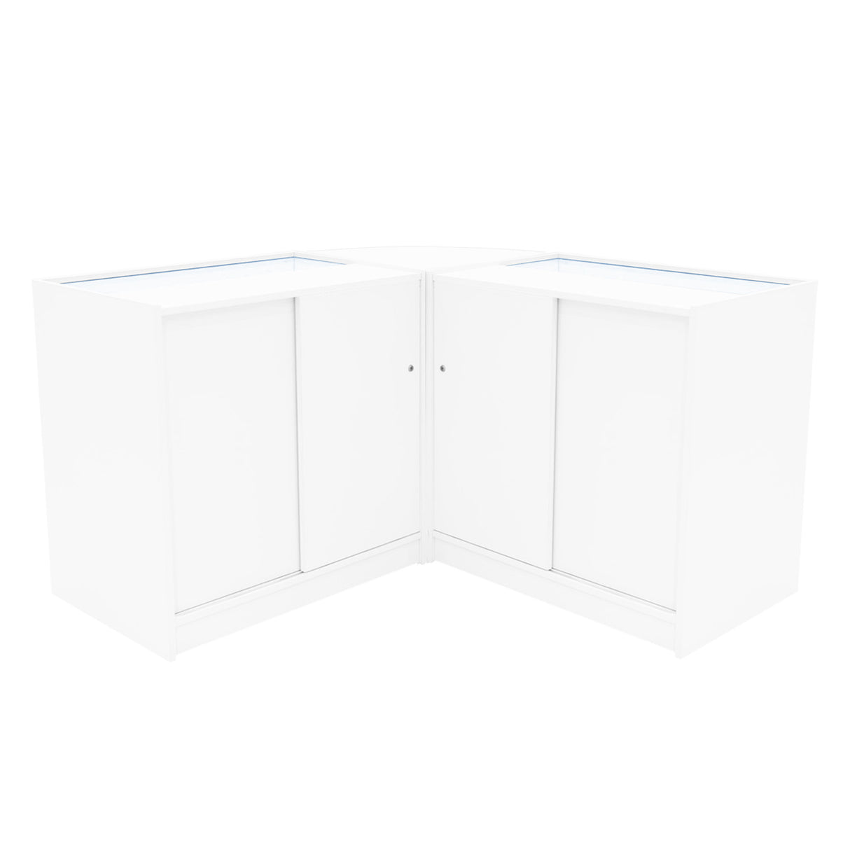 Comptoirs de Vente à LED Ensemble Triton - Blanc CM60, K900, B900