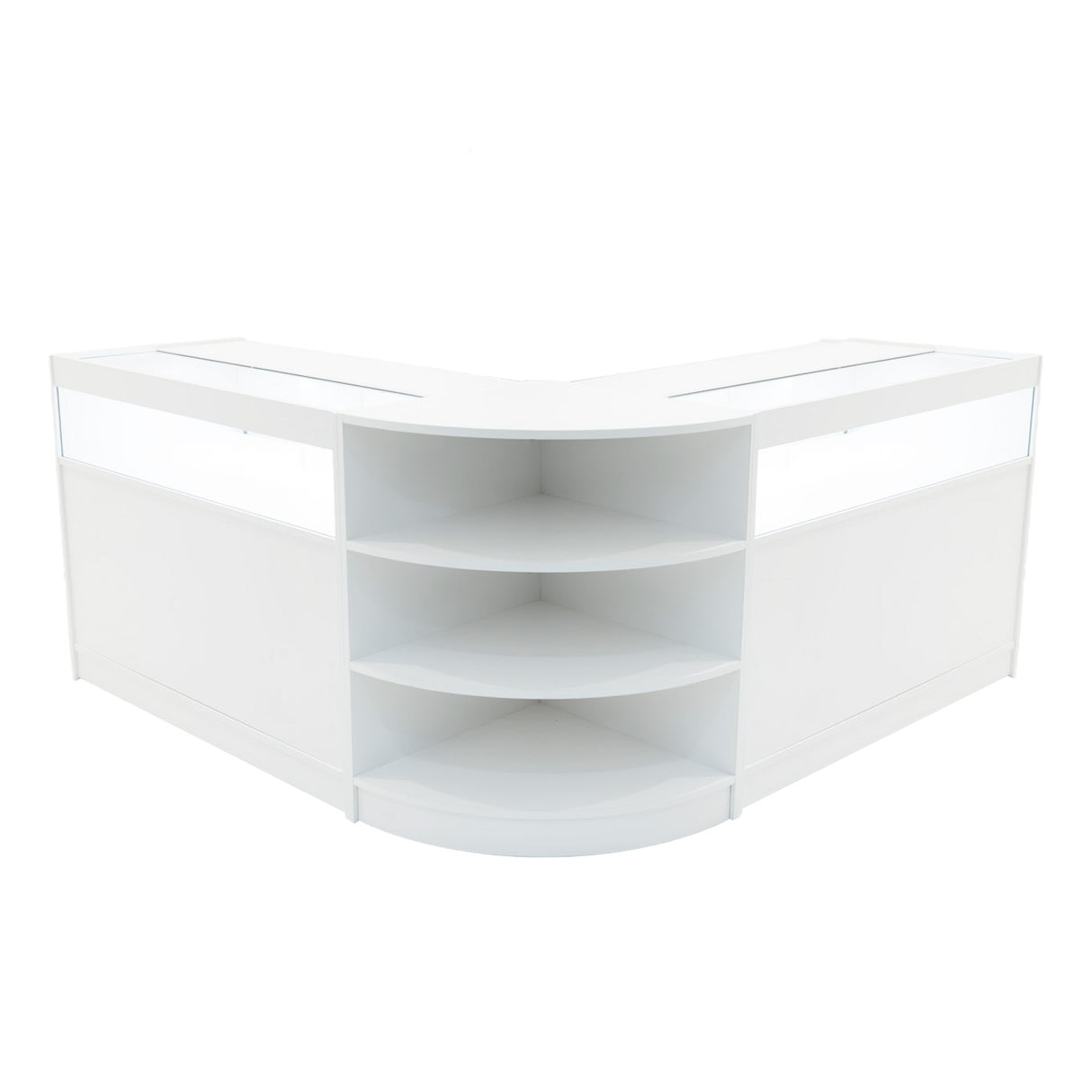 Comptoirs de Vente à LED Ensemble Theseus - Blanc LM60, 2 x B1200