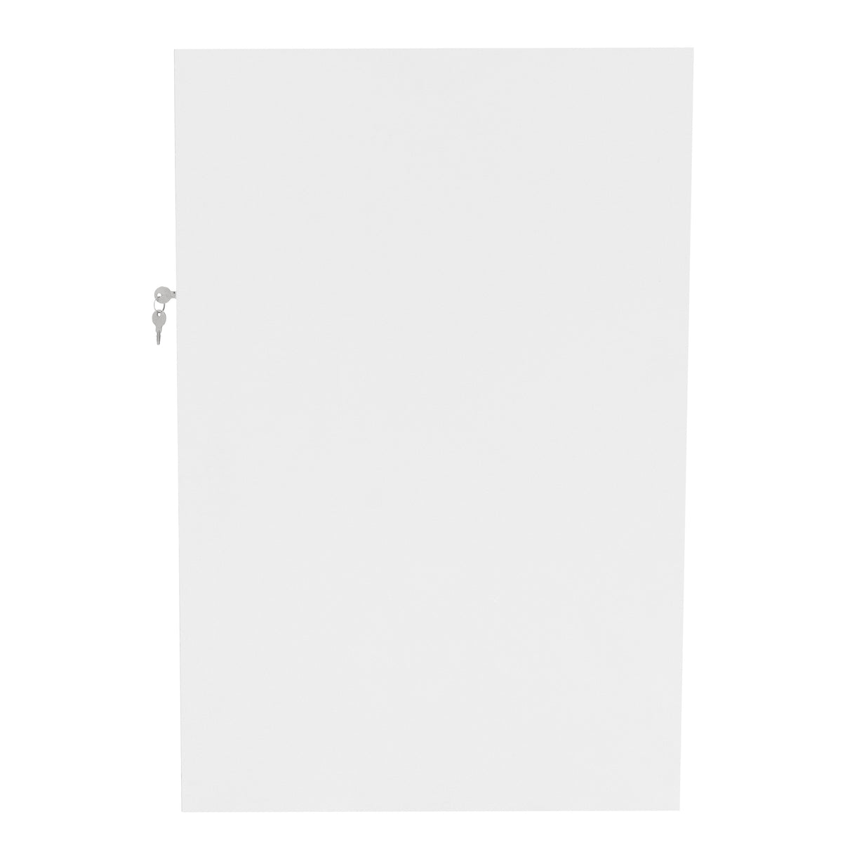 Comptoir de vente à LED blanc, finition lisse, design moderne, avec serrure, idéal pour les espaces commerciaux et d'exposition