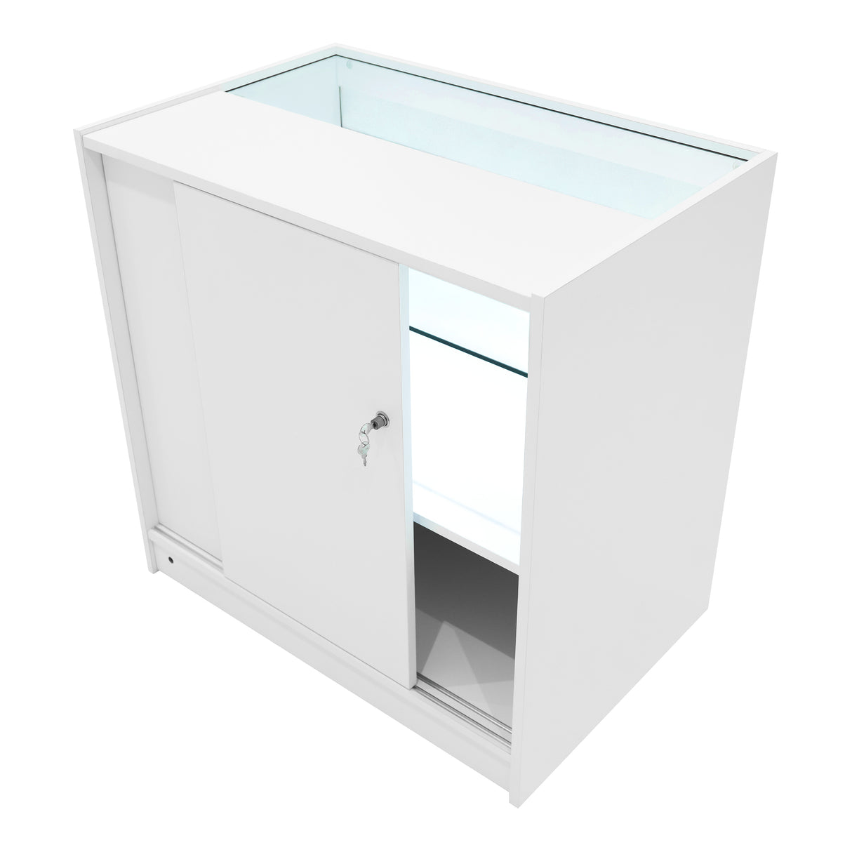 Comptoirs de Vente à LED Ensemble Eclipse - Blanc LM60, 2 x C900, TB60