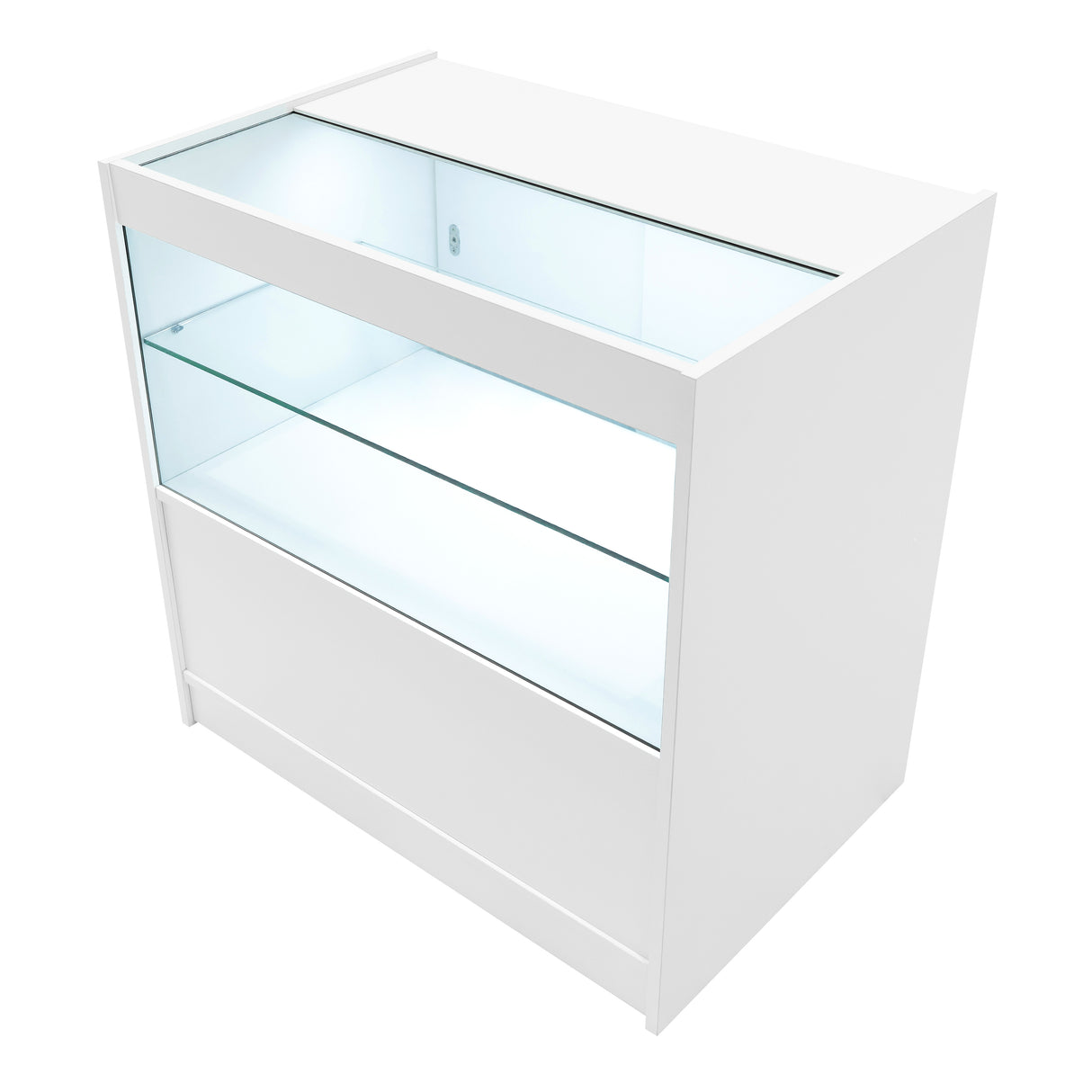 Comptoirs de Vente à LED Ensemble Eclipse - Blanc LM60, 2 x C900, TB60