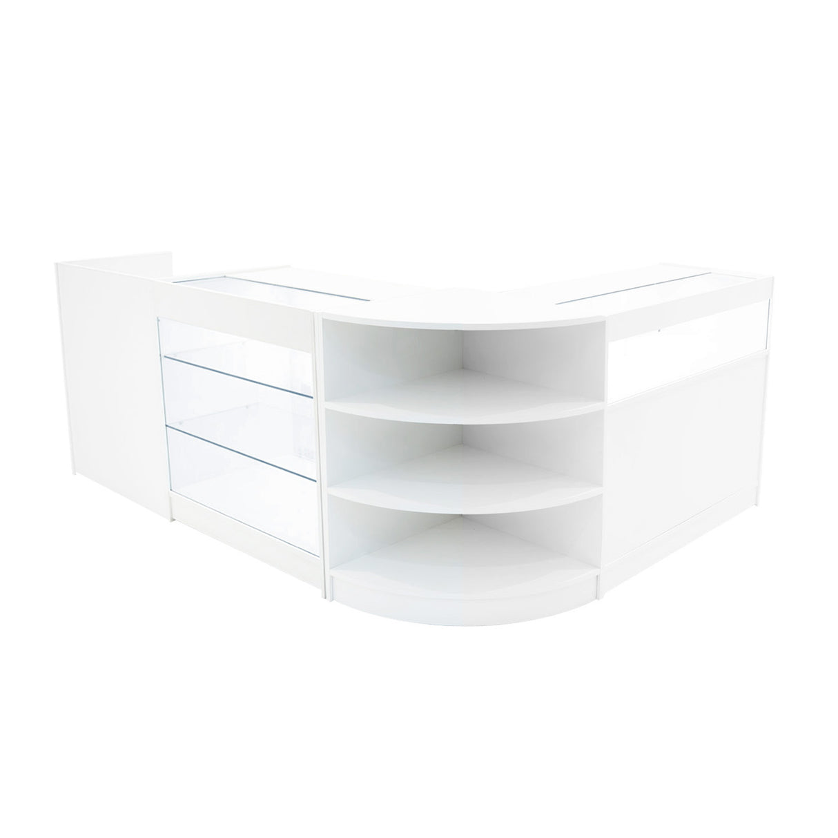 Comptoirs de Vente à LED Ensemble Hyperion - Blanc LM60, B900, K900, TB60