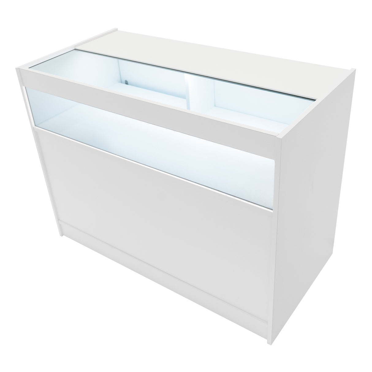 Comptoirs de Vente à LED Ensemble Iris - Blanc CM60, 2 x B1200