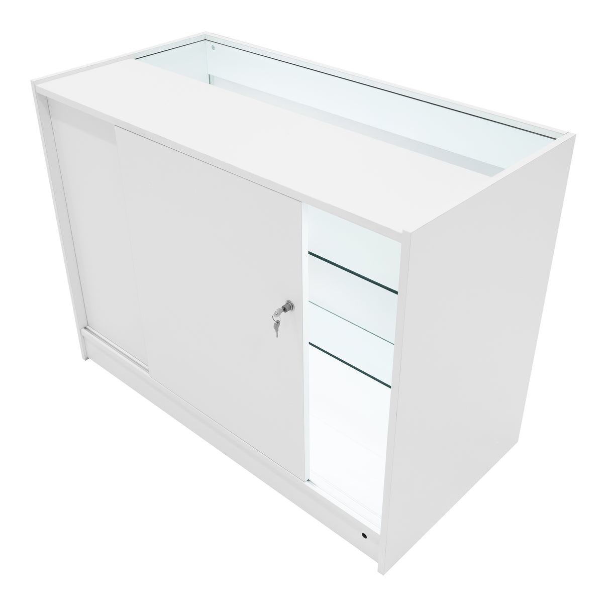 Comptoirs de Vente à LED Ensemble Apollo - Blanc LM60, 2 x K1200