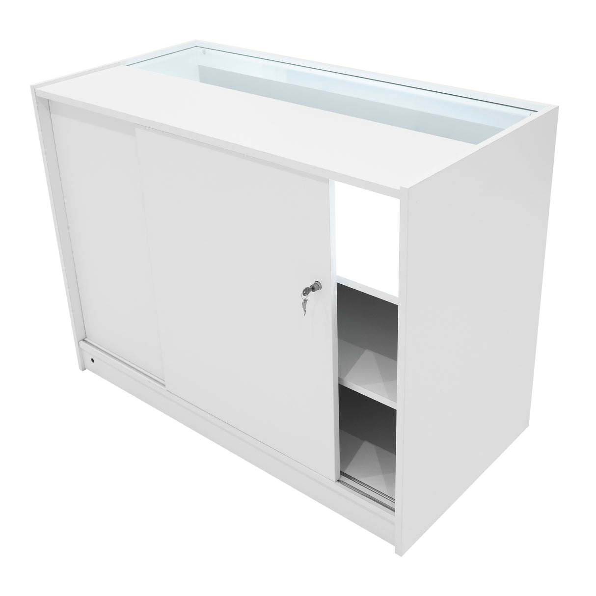 Comptoirs de Vente à LED Ensemble Demeter - Blanc LM60, K1200, B1200