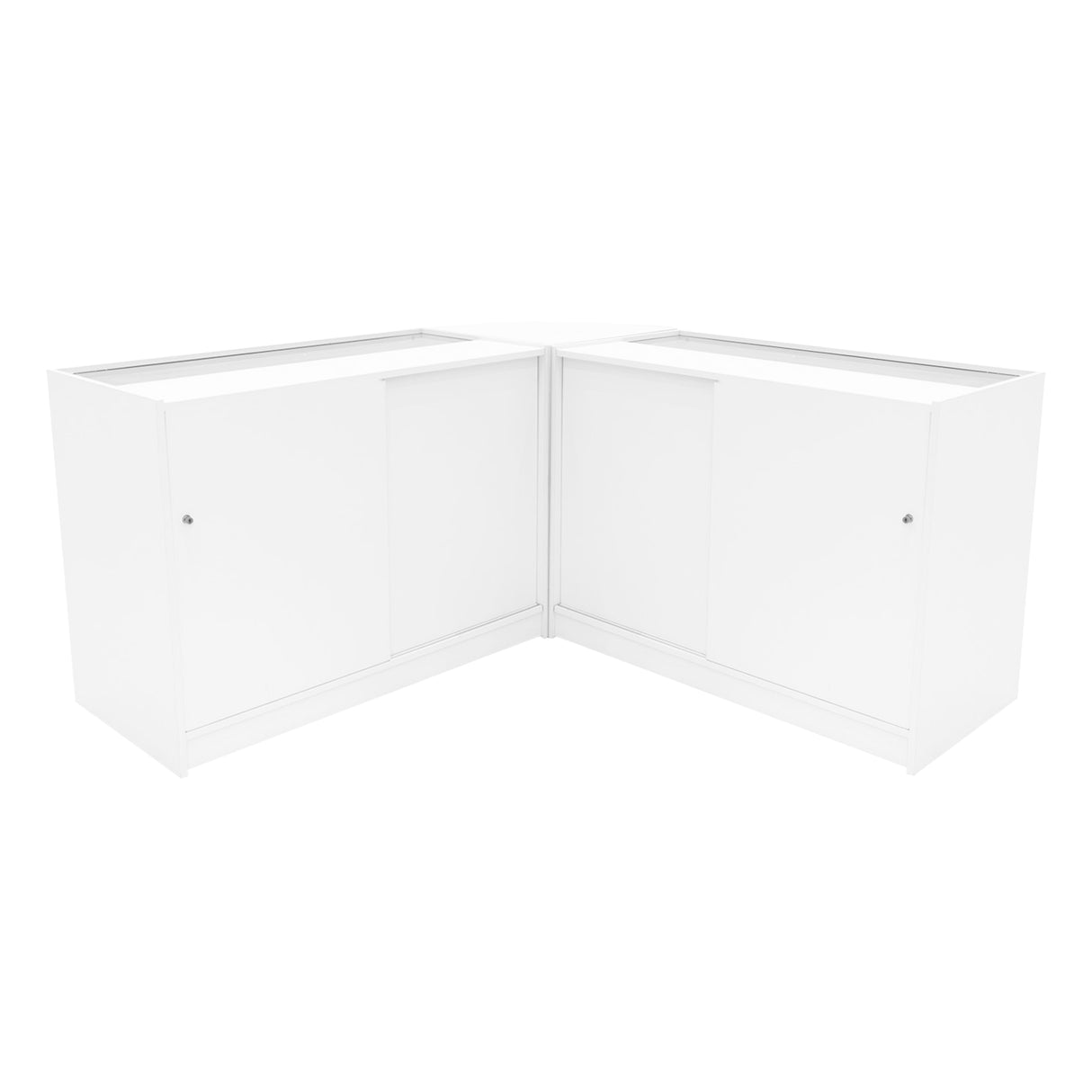 Comptoirs de Vente à LED Ensemble Demeter - Blanc LM60, K1200, B1200