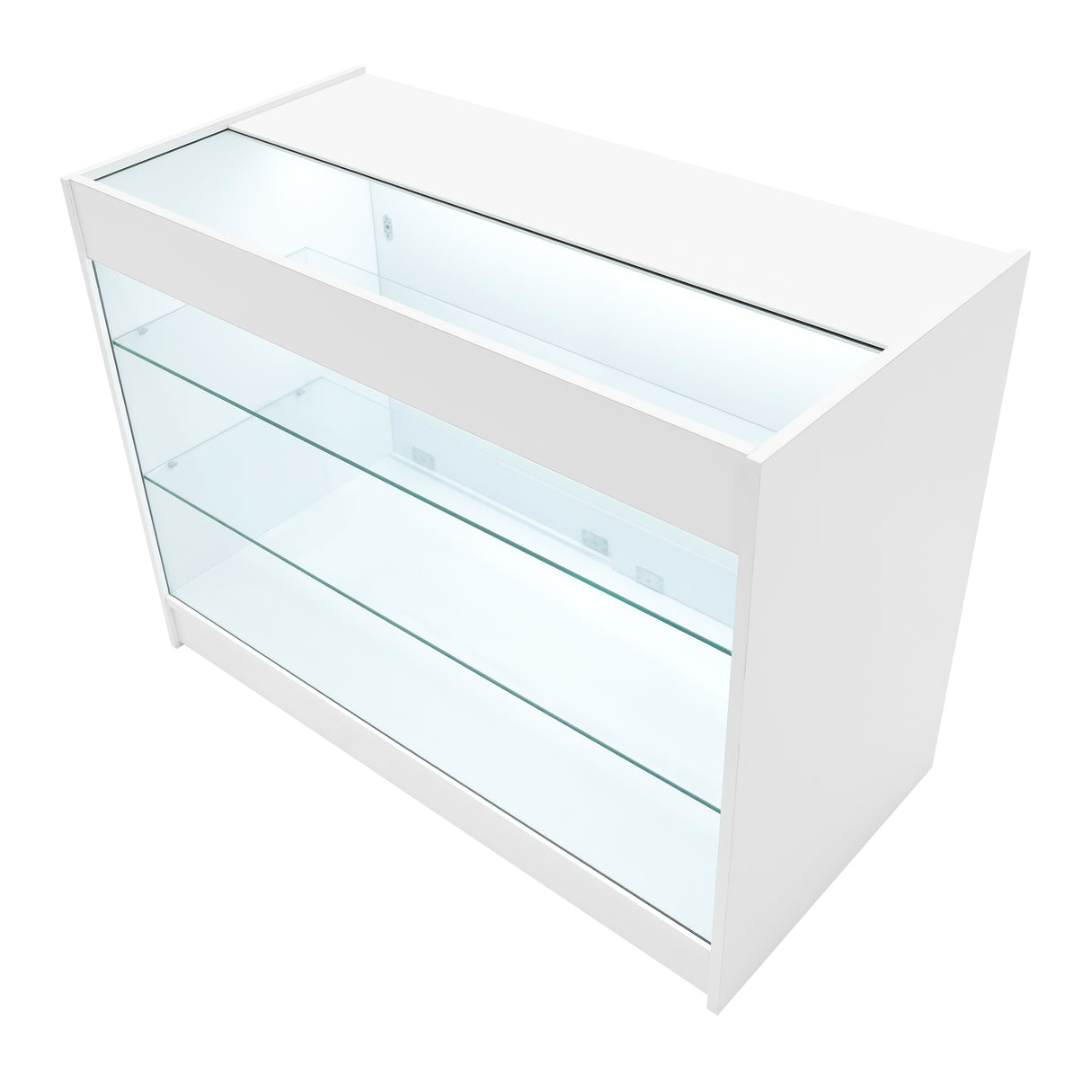 Comptoirs de Vente à LED Ensemble Vega - Blanc CM60, K1200, C1200, TB60