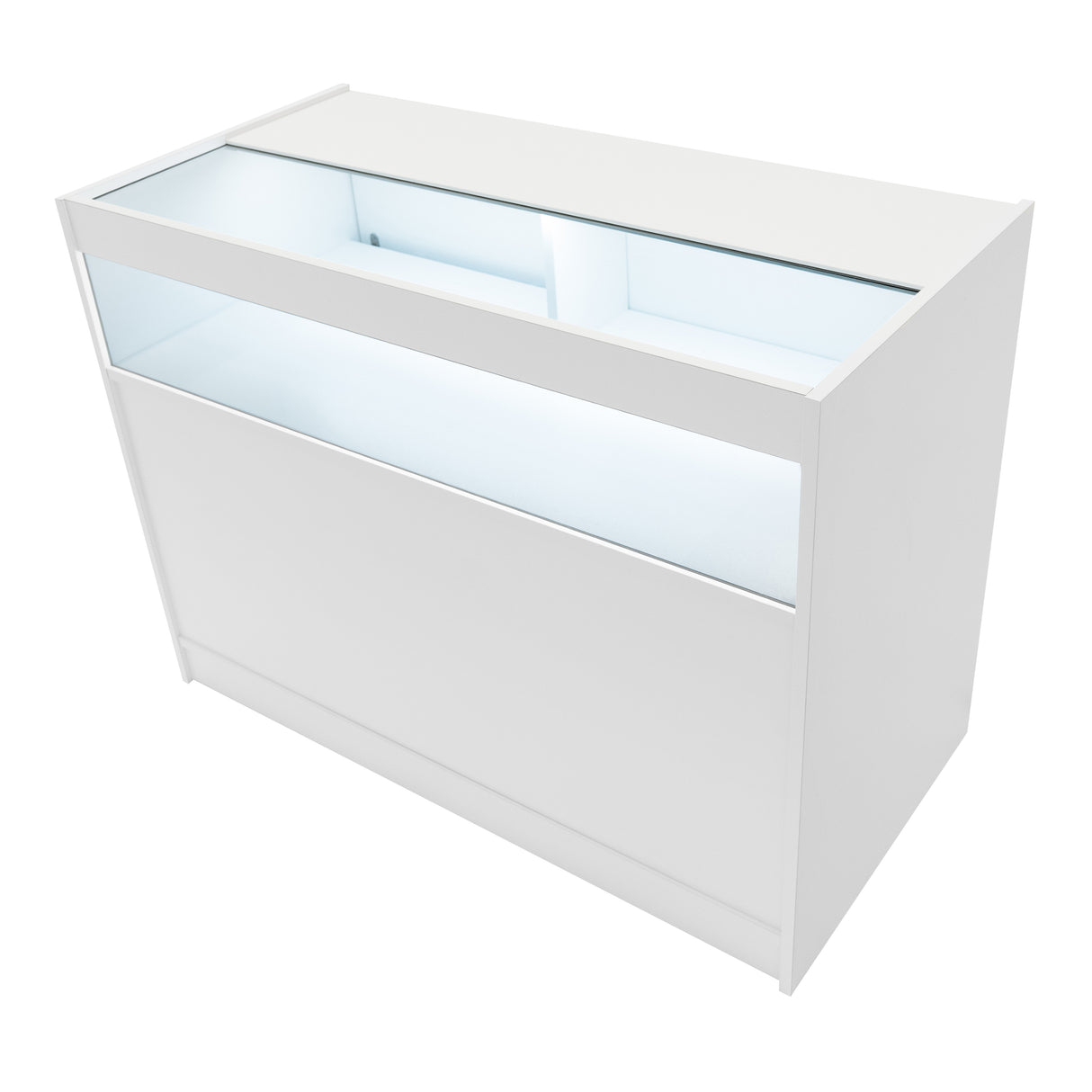 Comptoirs de Vente à LED Ensemble Europa - Blanc LM60, B1200, C1200, TB60