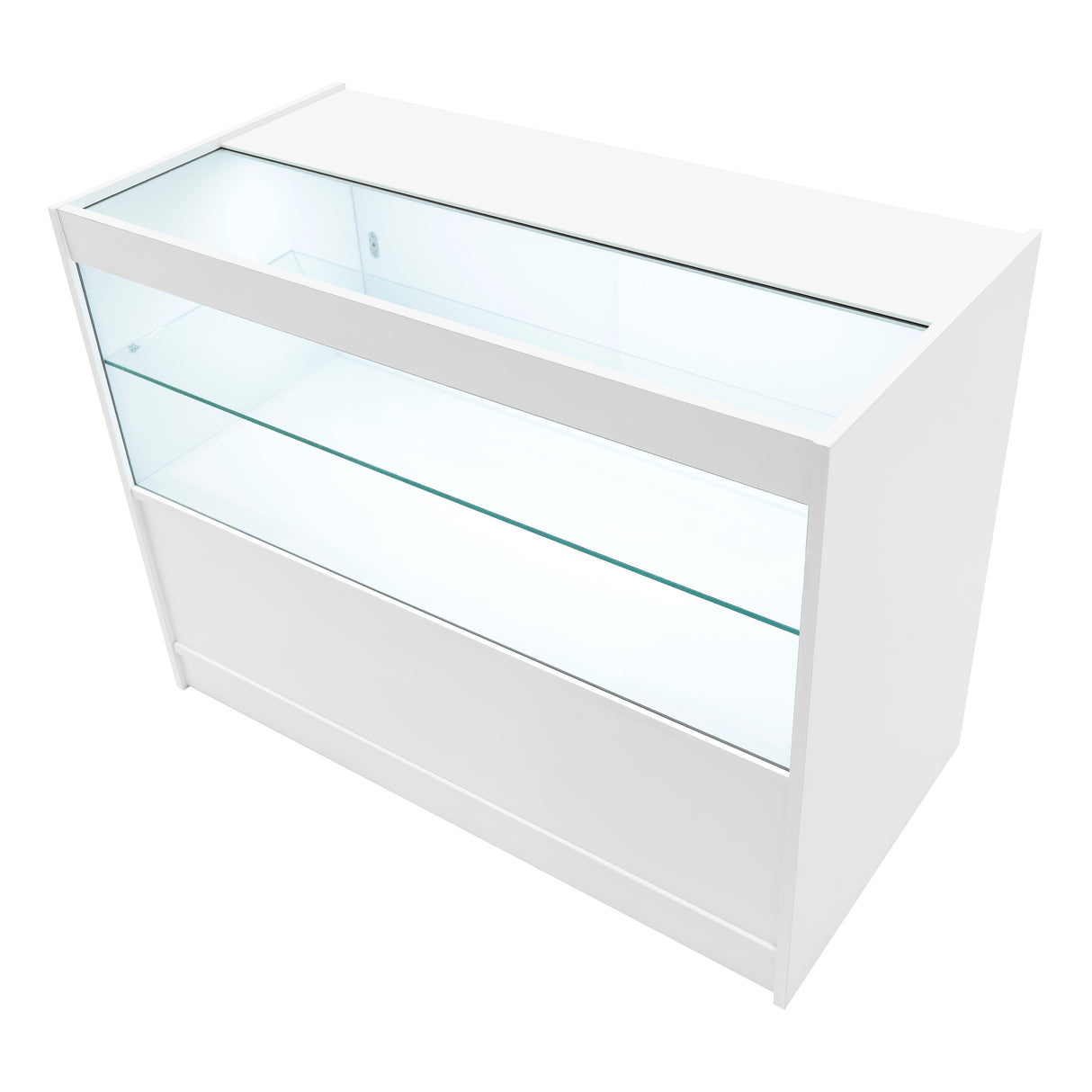 Comptoirs de Vente à LED Ensemble Hyperion - Blanc LM60, B1200, K1200, TB60