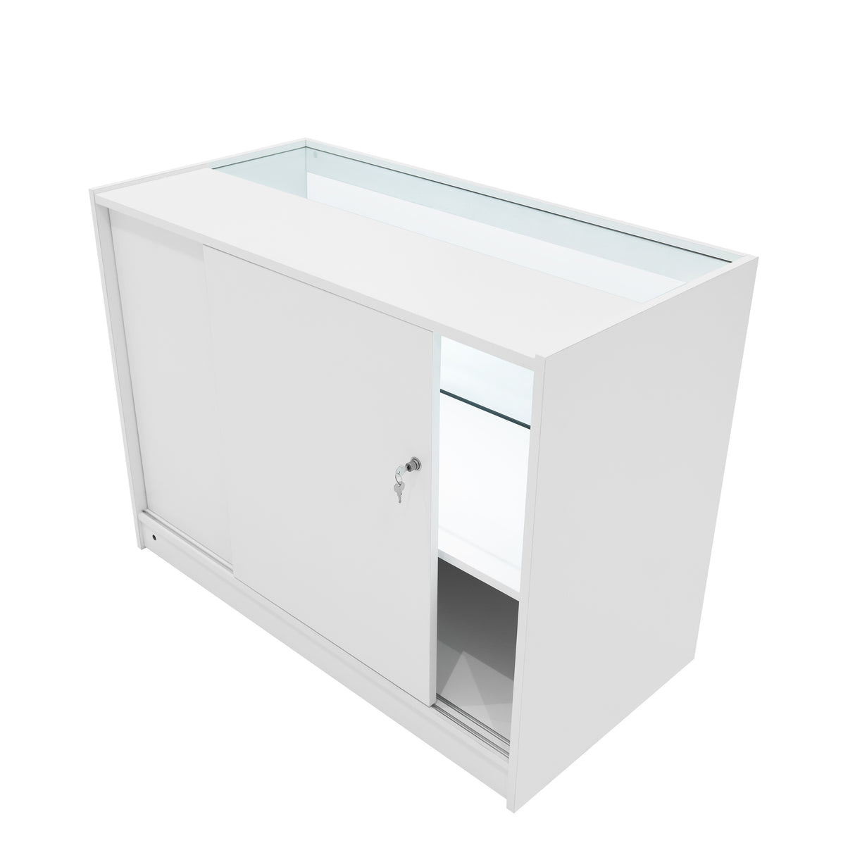 Comptoirs de Vente à LED Ensemble Theia - Blanc LM60, K1200, C1200, TB60