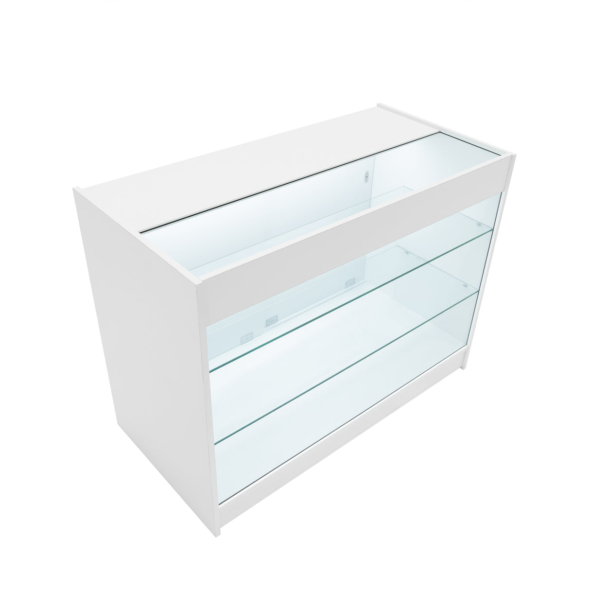 Comptoirs de Vente à LED Ensemble Theia - Blanc LM60, K1200, C1200, TB60