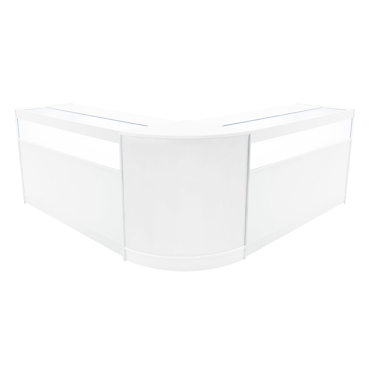 Comptoirs de Vente à LED Ensemble Iris - Blanc CM60, 2 x B1500