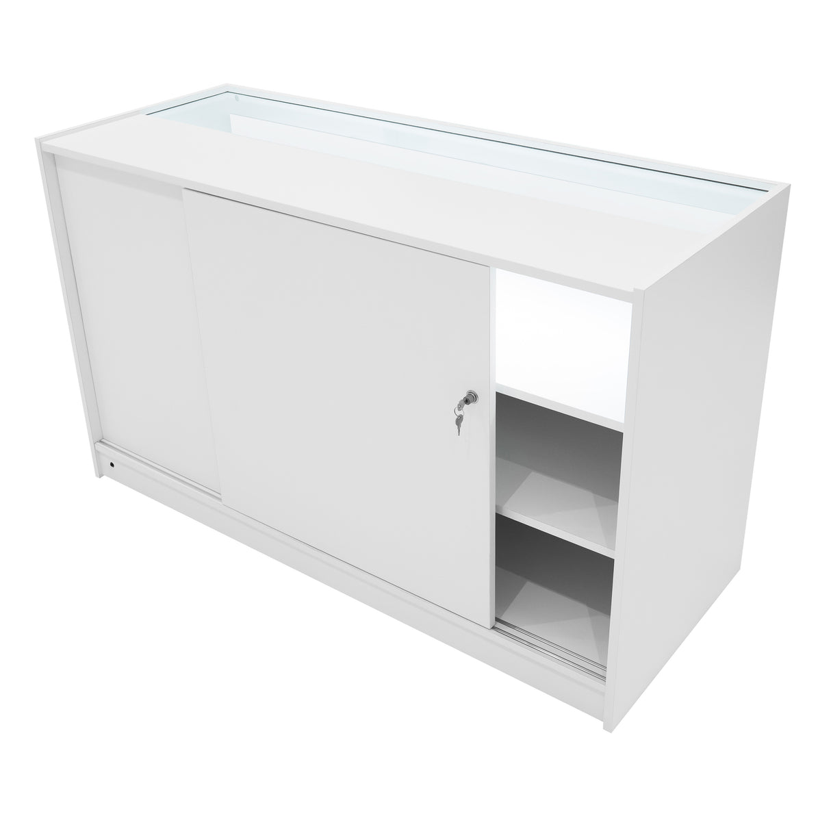 Comptoirs de Vente à LED Ensemble Hera - Blanc CM60, K1500, C1500