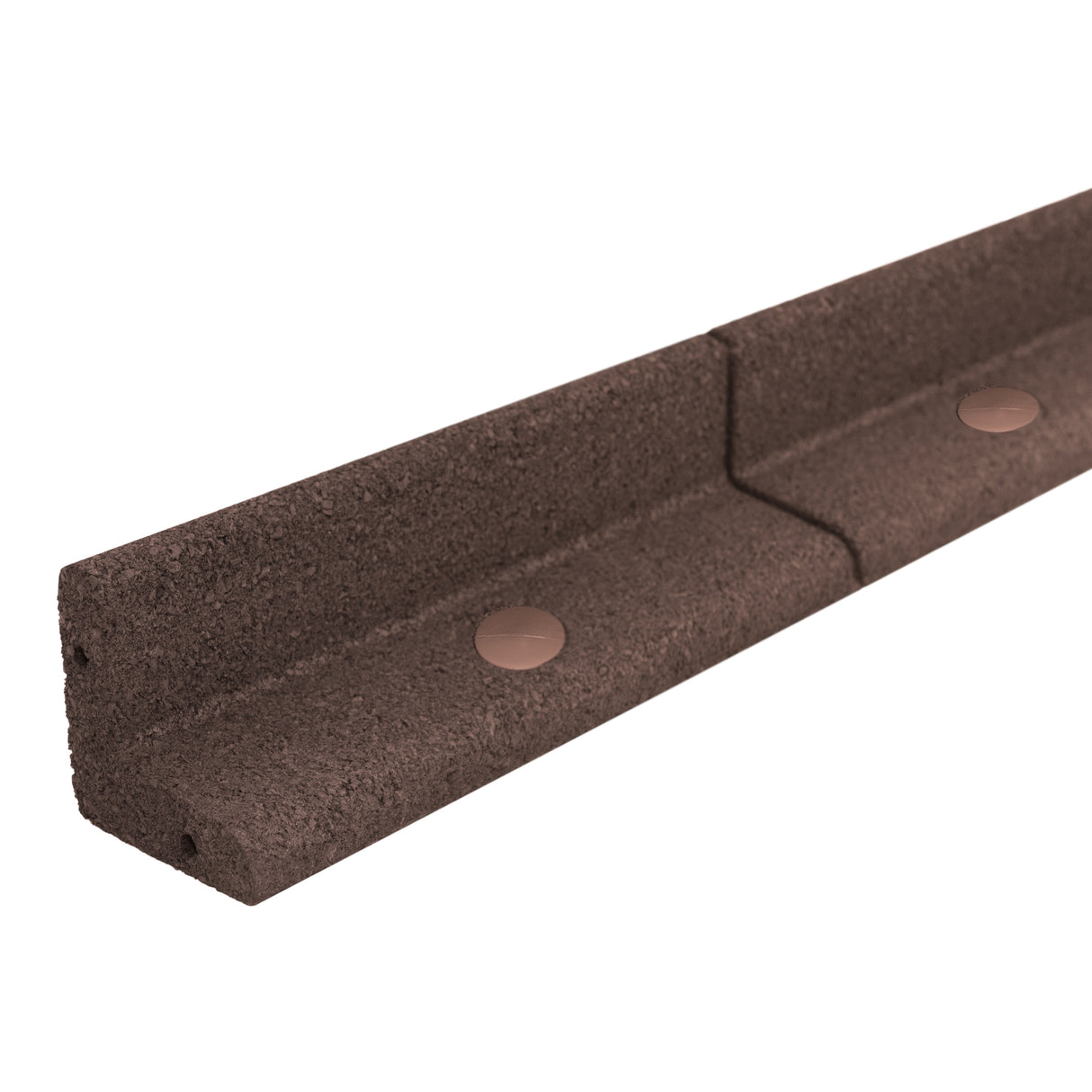 Lot de 26 Bordures de Jardin Flexibles en Caoutchouc 1,2 m & Maillet - Marron