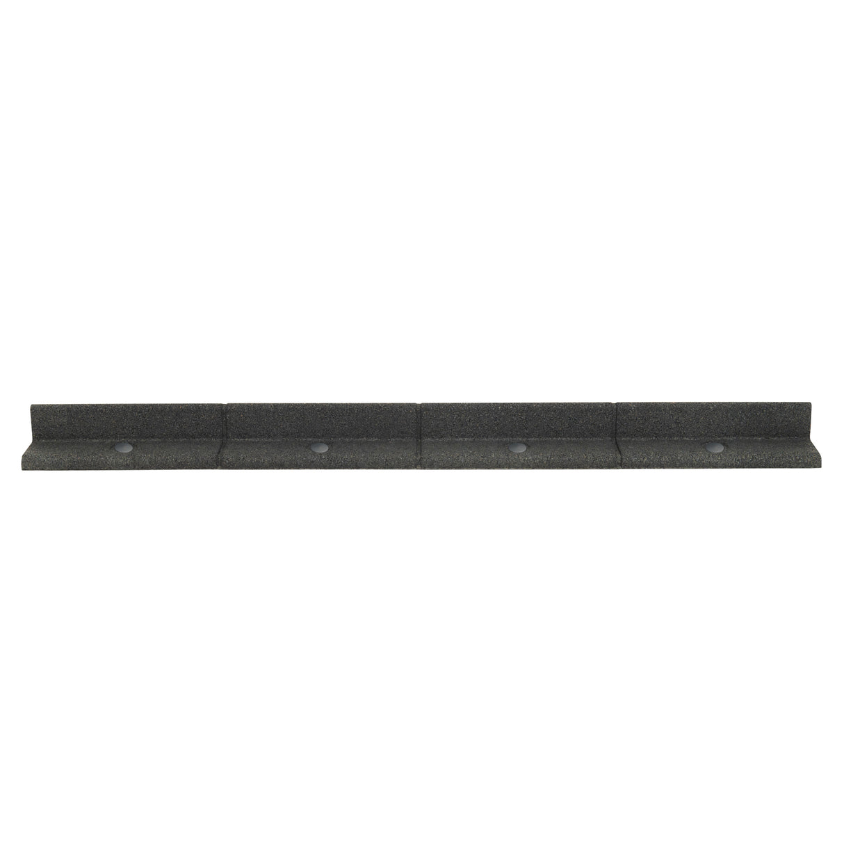 Lot de 16 Bordures de Jardin Flexibles en Caoutchouc 1,2 m & Maillet - Gris