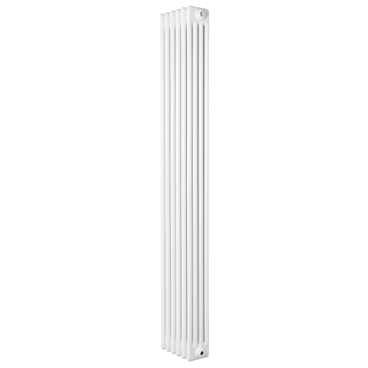 Radiateur traditionnel à 4 colonnes, blanc, 1800 x 290 mm, avec une finition lisse et des lignes verticales élégantes pour un style classique