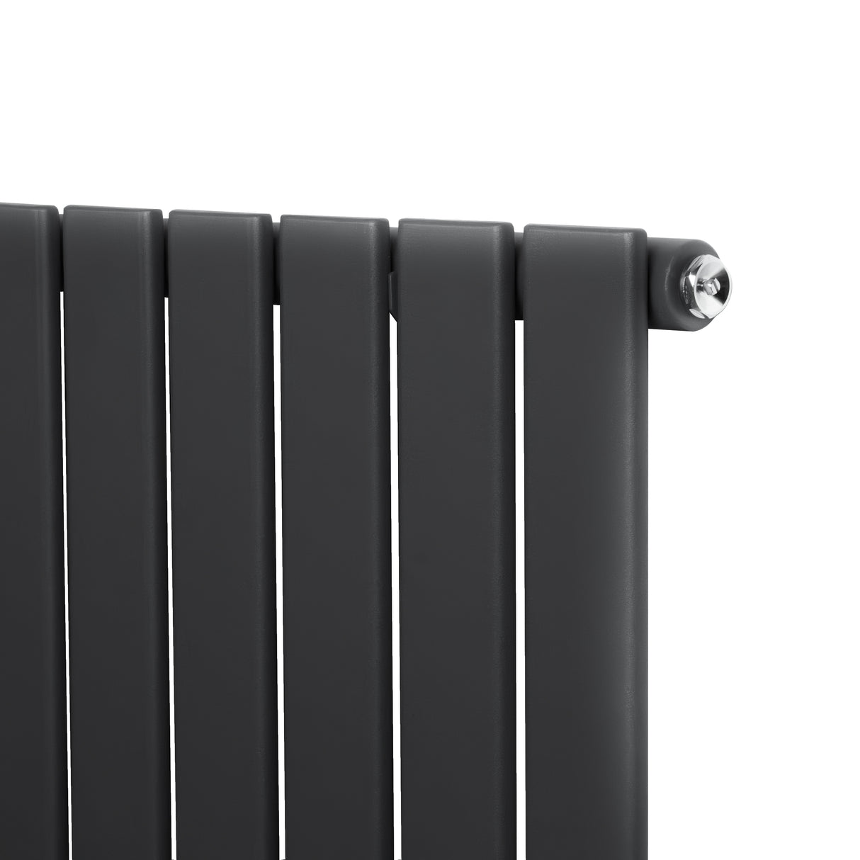 Radiateur Plat à 1 Panneau - 600 x 910 mm - Gris Anthracite