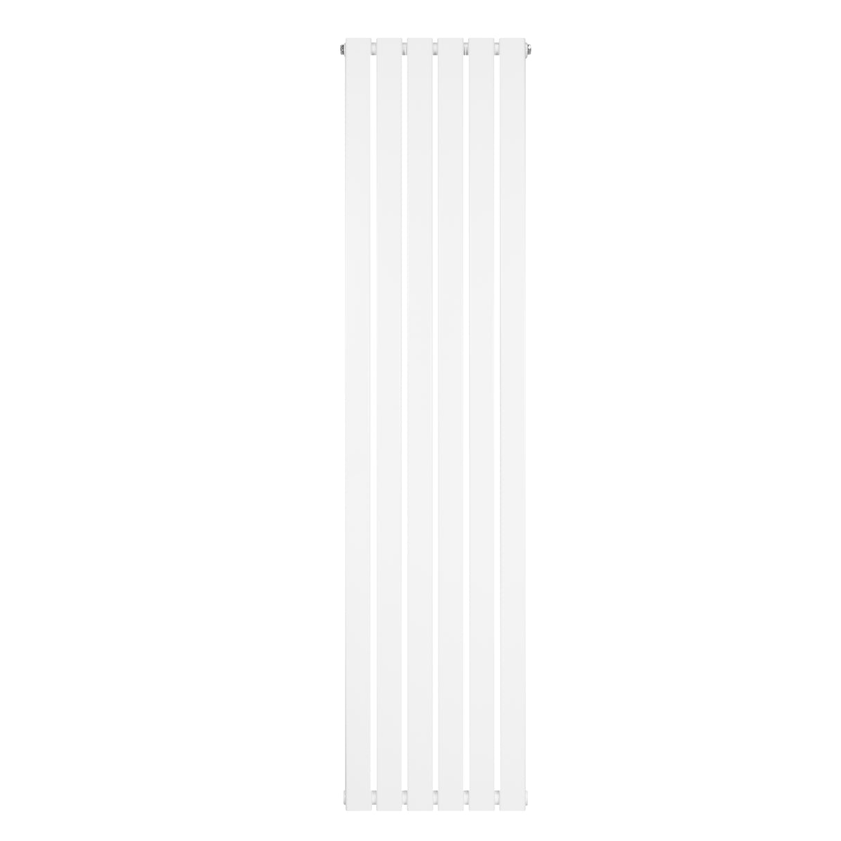 Radiateur plat blanc à un panneau, dimensions 1800 x 420 mm, avec une surface lisse et des lignes épurées pour un design moderne