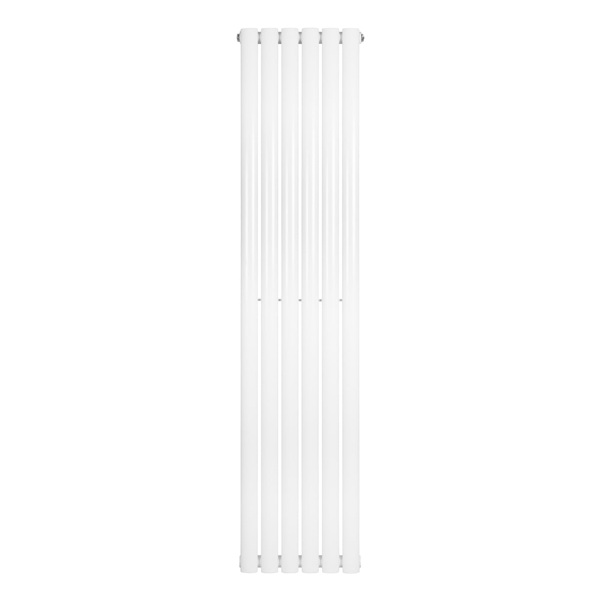 Radiateur à colonnes ovales blanc, 1 panneau, dimensions 1600 x 360 mm, surface lisse et moderne, idéal pour un intérieur élégant