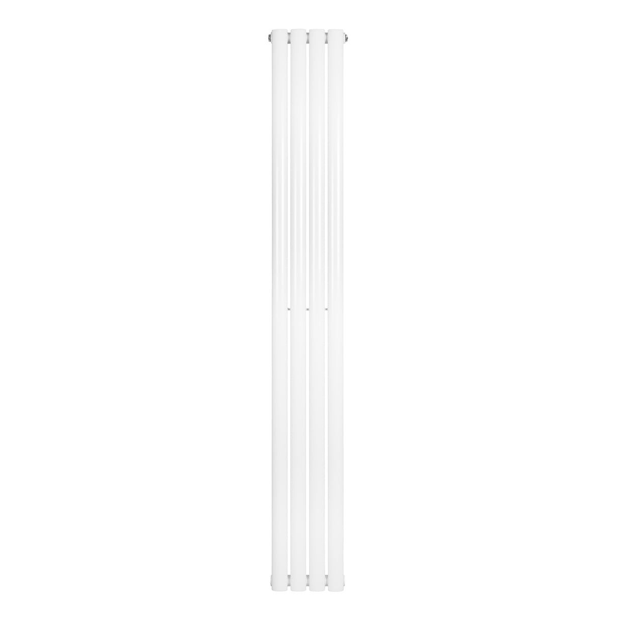 Radiateur à colonnes ovales blanc, 1800 x 240 mm, avec une finition lisse et moderne, idéal pour un chauffage efficace et élégant