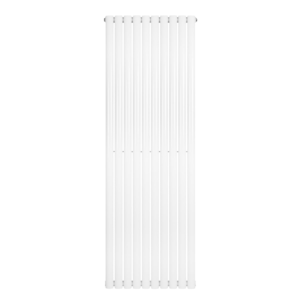 Radiateur à colonnes ovales blanc, 1800 x 600 mm, avec une finition lisse et moderne, idéal pour un chauffage efficace et élégant