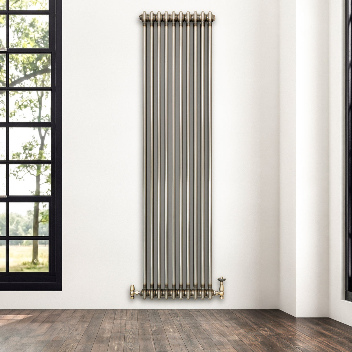 Radiateur Traditionnel à 2 Colonnes - 1800 x 470 mm - Métal Brut