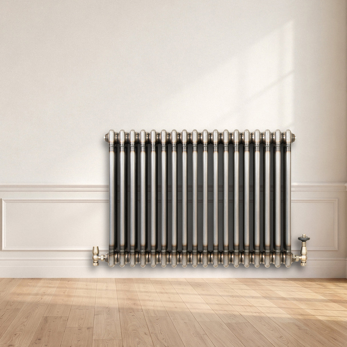 Radiateur Traditionnel à 3 Colonnes - 600 x 830 mm - Métal Brut