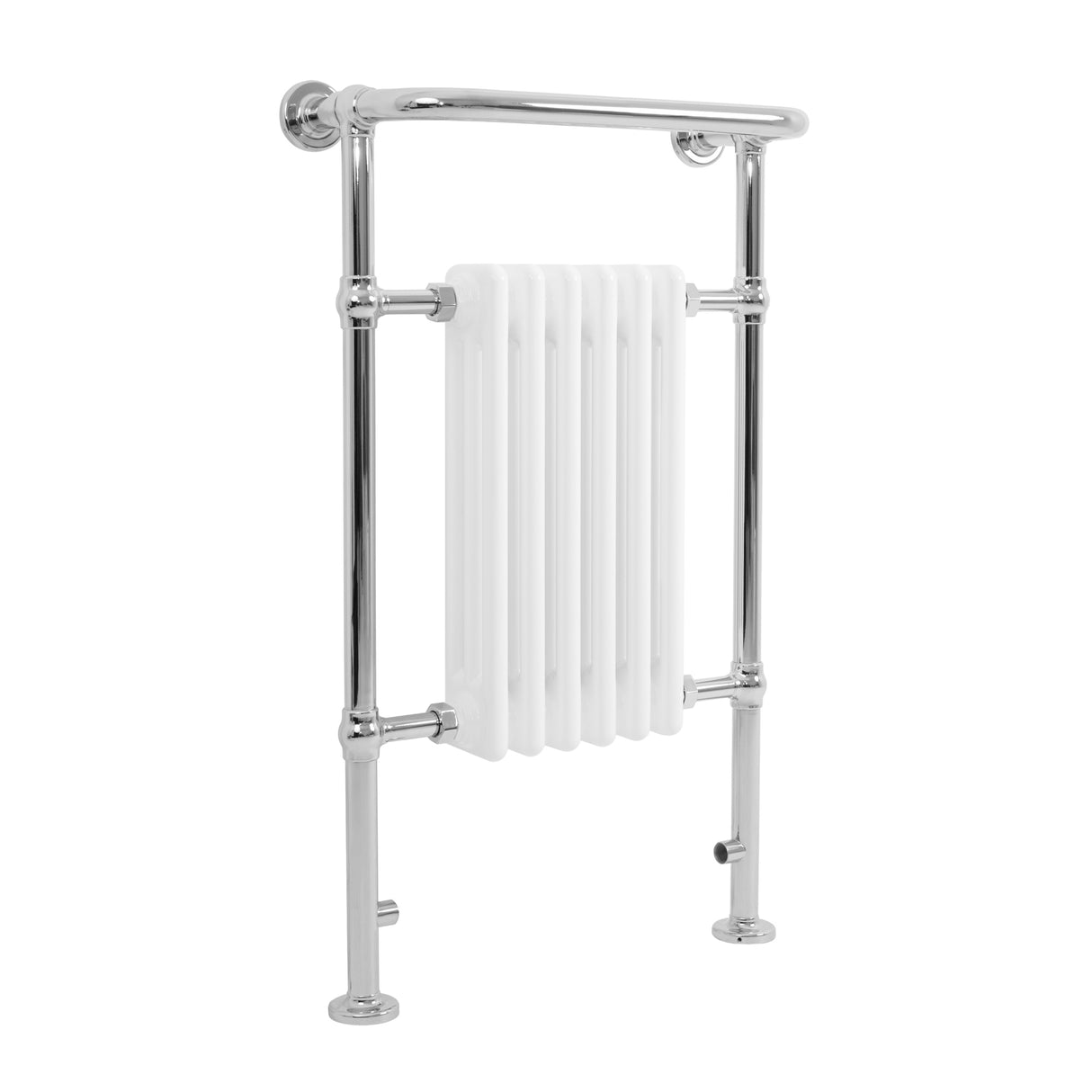 Radiateur Traditionnel Sèche-Serviettes - 950 mm x 570 mm - Blanc