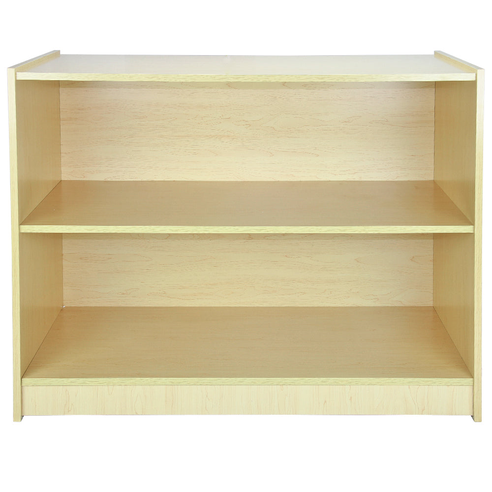 Étagère en érable clair A1200 avec deux niveaux de rangement, surface lisse et finition naturelle, idéale pour un intérieur moderne