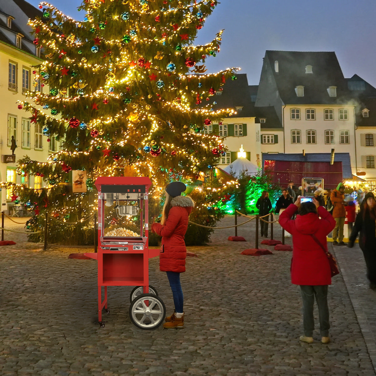 KuKoo Chariot pour Machine à Popcorn