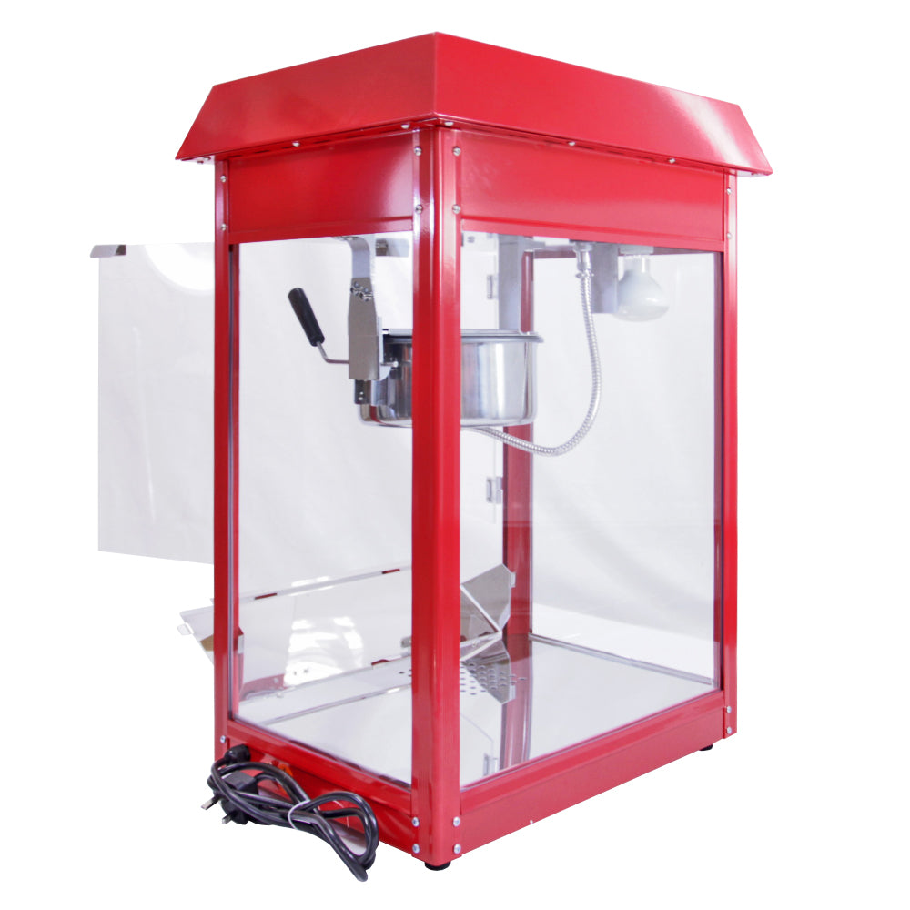 KuKoo Machine à Popcorn en Inox Rouge