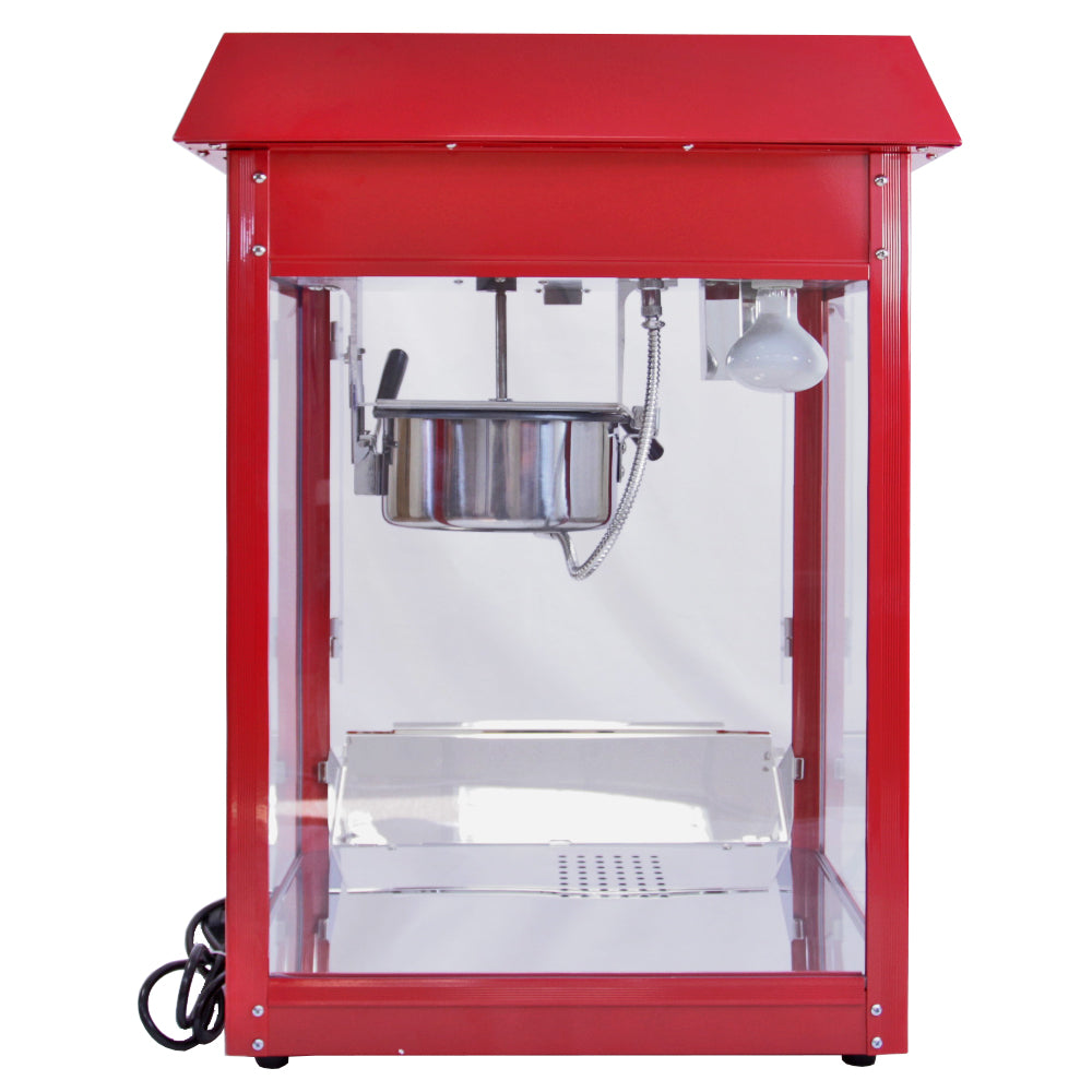 KuKoo Machine à Popcorn en Inox Rouge