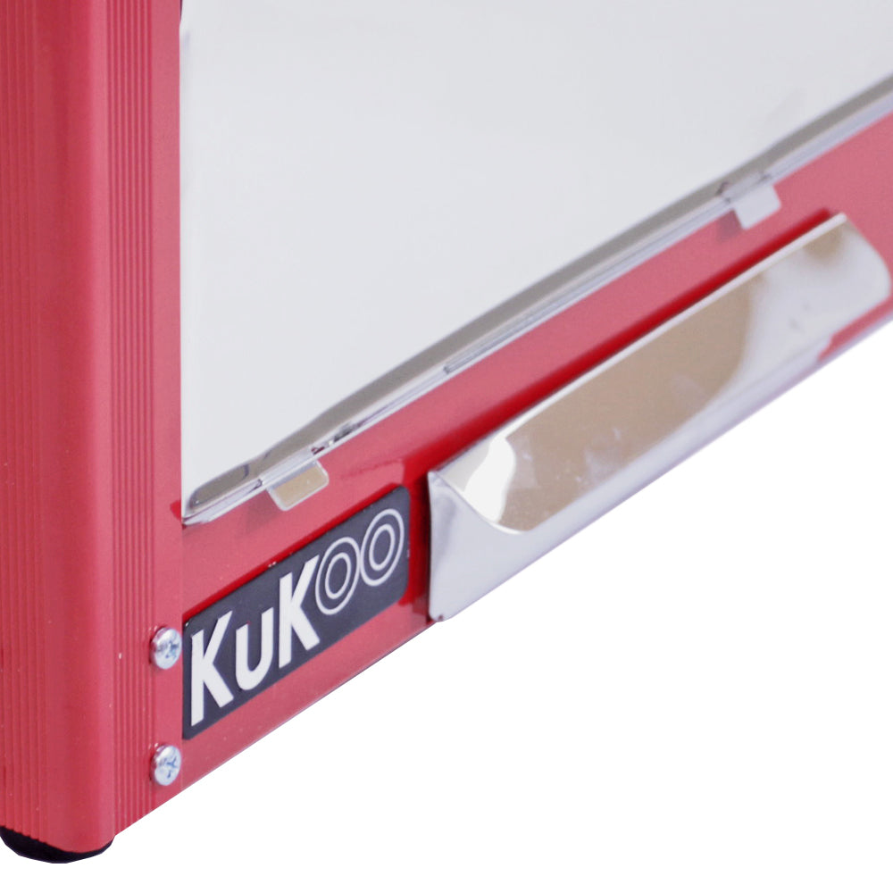 KuKoo Machine à Popcorn en Inox Rouge