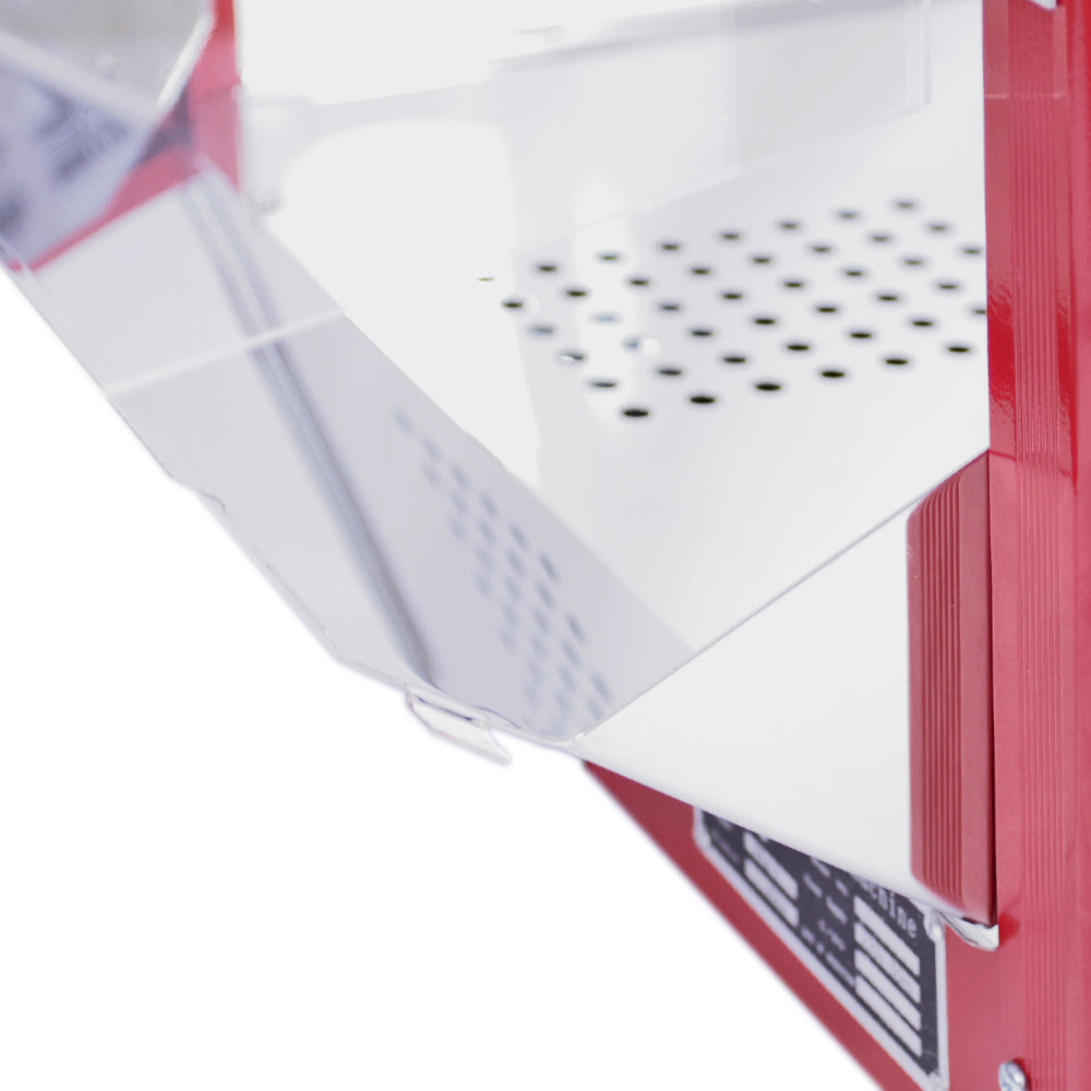 KuKoo Machine à Popcorn en Inox Rouge