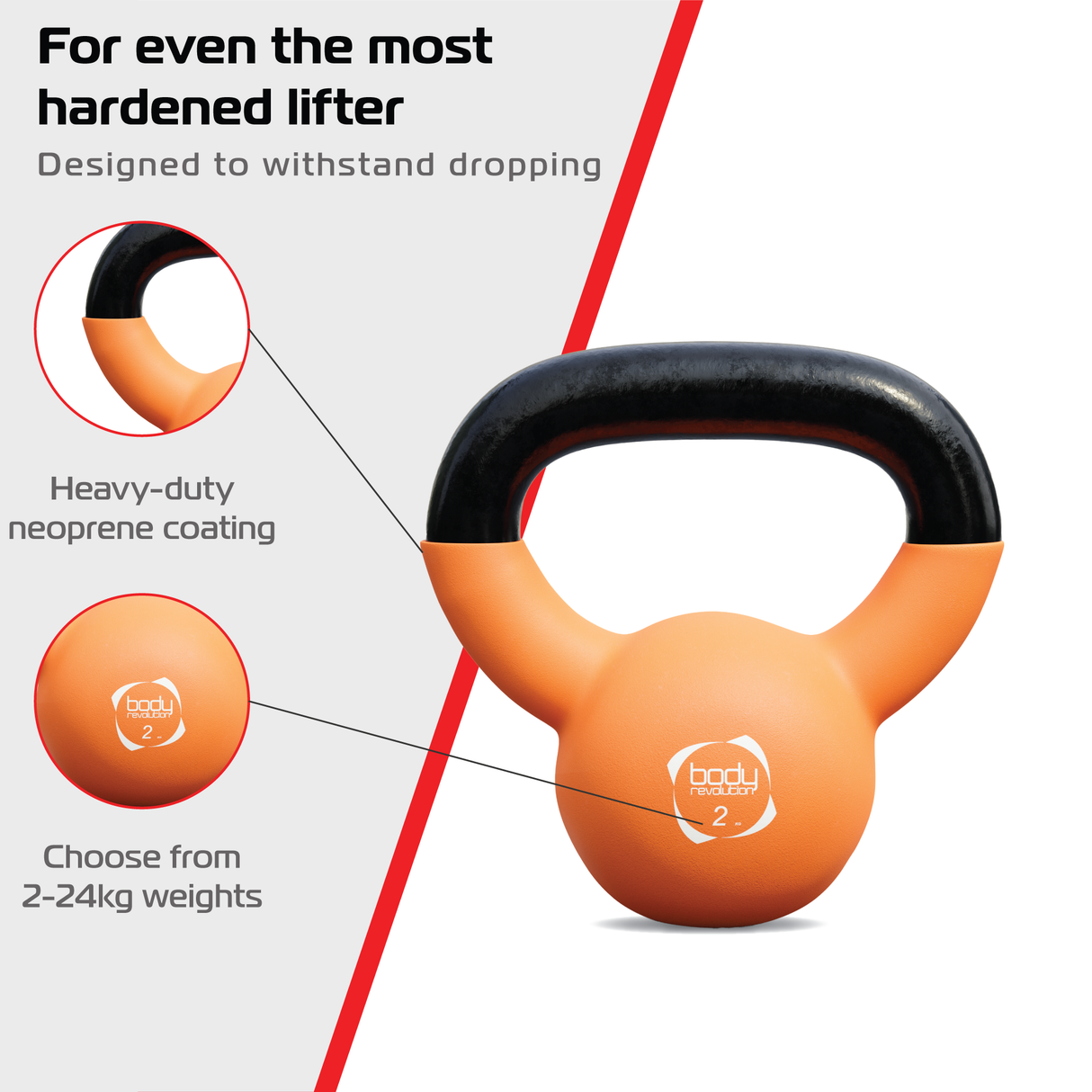 Kettlebell en Néoprène 2 kg