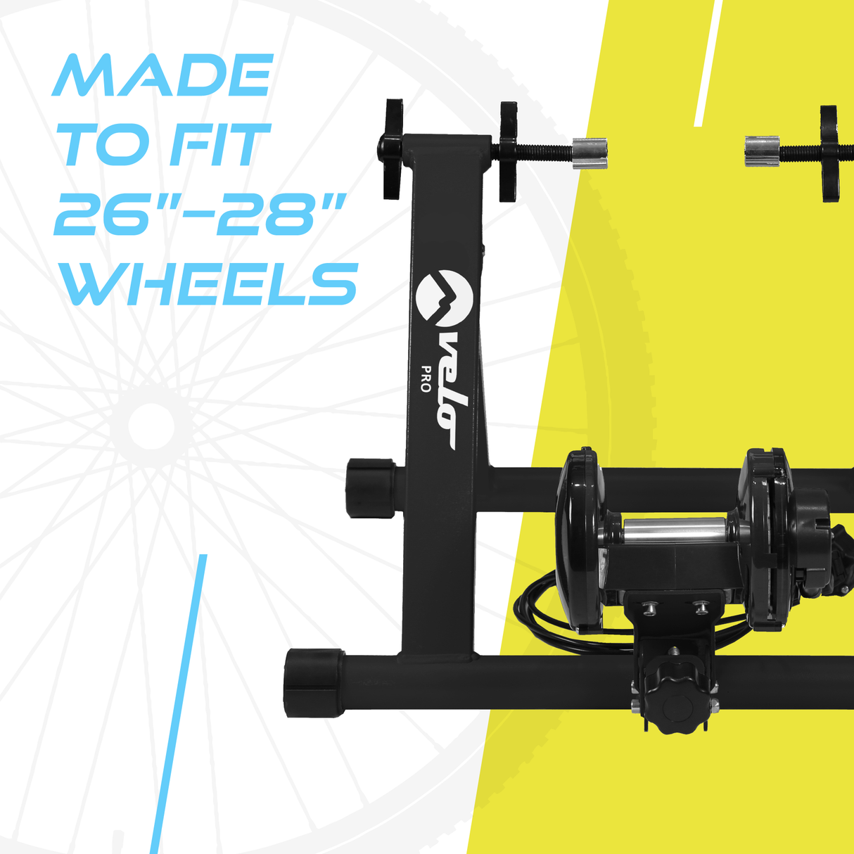 Support d'Entraînement pour Vélo à Résistance Magnétique - Blanc