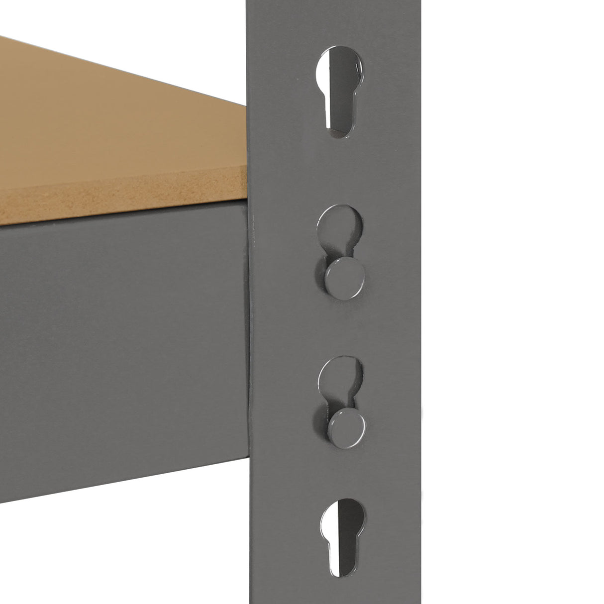 Monster Racking - 1 Rayonnage Q-Rax en Acier Gris 160cm x 60cm x 160cm