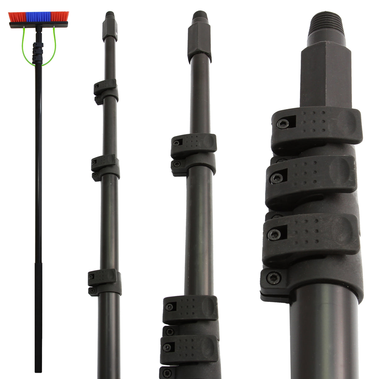 MAXBLAST Perche Télescopique 9,2 m pour Nettoyage de Fenêtres