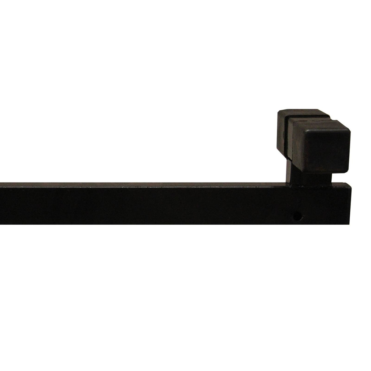 Lève-plaques en métal noir de 5 m, conçu pour soulever et maintenir des plaques de plâtre, avec des embouts en plastique robustes