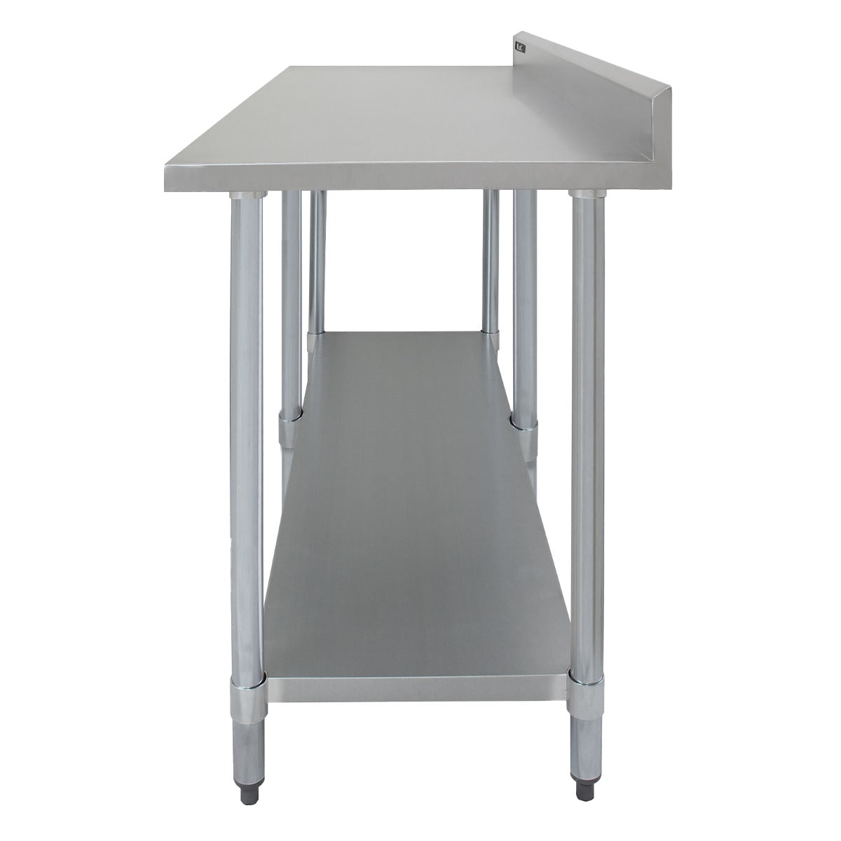KuKoo Table de Travail en Inox - 210 x 60 x 90 cm
