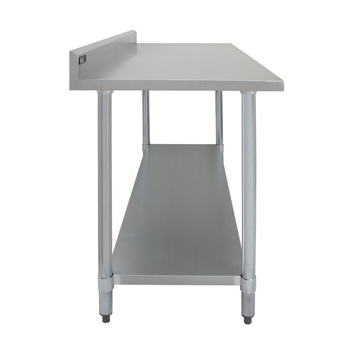 KuKoo Table de Travail en Inox - 120 x 60 x 90 cm