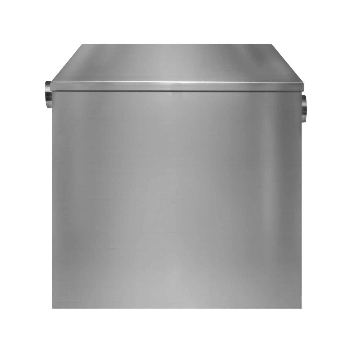 Bac à graisse commercial KuKoo de 60L en acier inoxydable, finition lisse, design rectangulaire et robuste, idéal pour la cuisine professionnelle