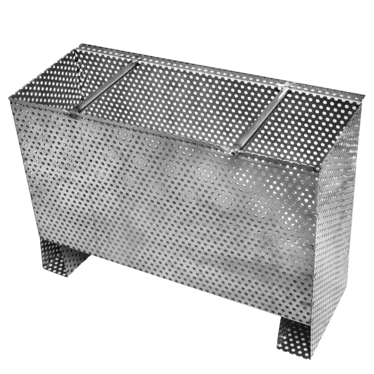 Bac à graisse commercial KuKoo de 60L en acier inoxydable, perforé, avec une finition brillante et des bords arrondis pour une utilisation pratique