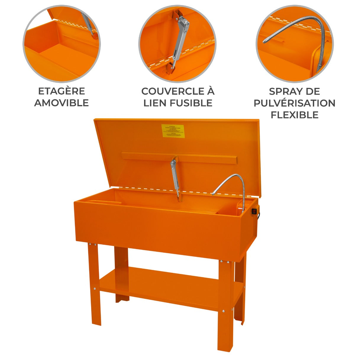 Cabine de Nettoyage Haute Pression pour Pièces Détachées - 180 L