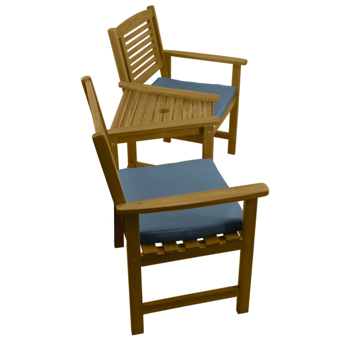 Banc de Jardin de Table à Thé Intégré