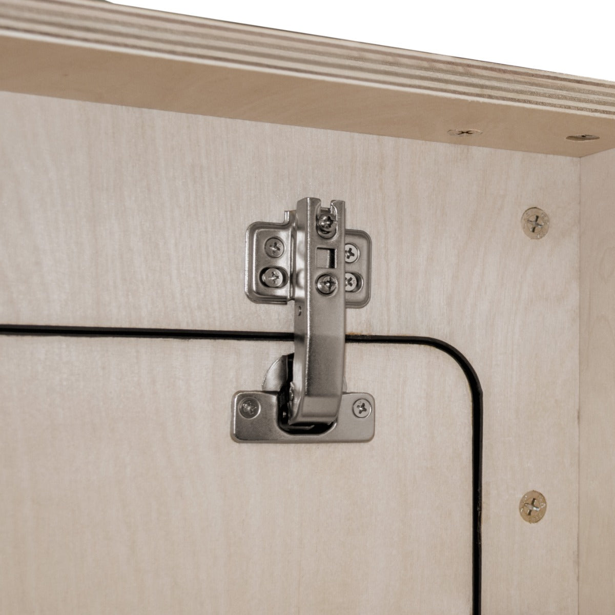 Armoire de Rangement pour Camping-Car avec Rebord Noir – 120 x 35 x 35 cm