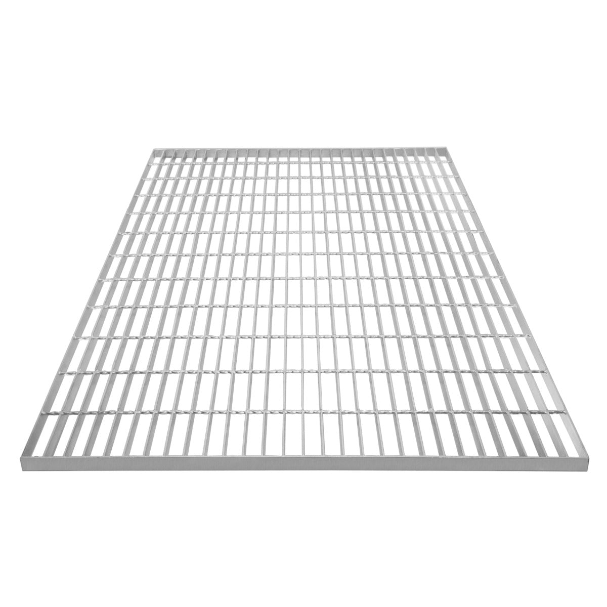 Grille caillebotis en acier galvanisé, dimensions 1200 x 1000 mm, finition lisse et résistante, idéale pour diverses applications industrielles