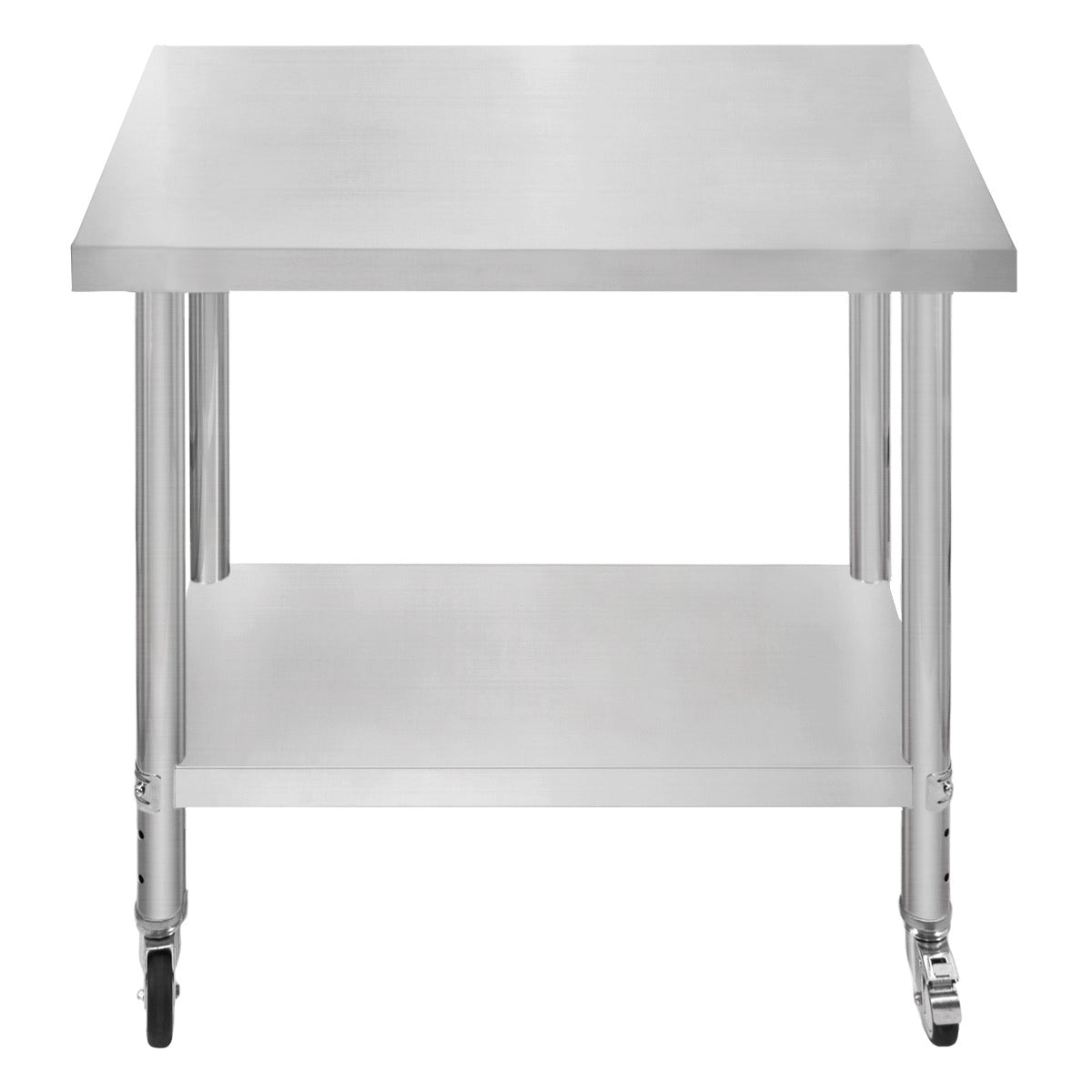 KuKoo Table de Travail en Inox - 60 x 90 x 86 cm