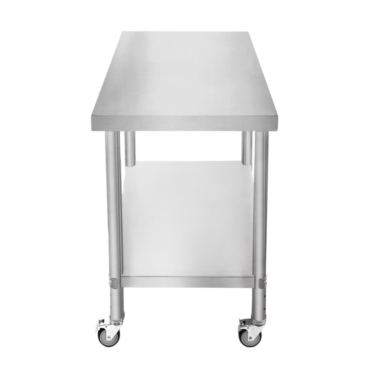 KuKoo Table de Travail en Inox - 60 x 90 x 86 cm
