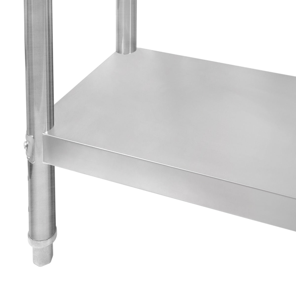 KuKoo Table de Travail en Inox - 60 x 90 x 86 cm